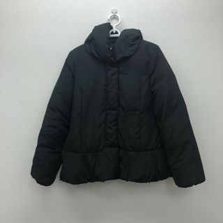 極美品　【as know as】アズノゥアズ　黒系　ダウンジャケット　アウター　防寒　無地　シンプル(ダウンジャケット)