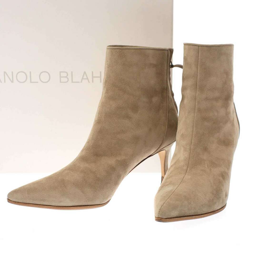 MANOLO BLAHNIK マノロブラニク LACE バックジップスエード MANOLO BLAHNIK マノロブラニク LACE バックジップスエード