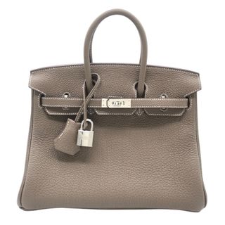 エルメス(HERMES)の　エルメス HERMES バーキン25 B刻 エトゥープ　SV金具 トゴ レディース ハンドバッグ(ハンドバッグ)