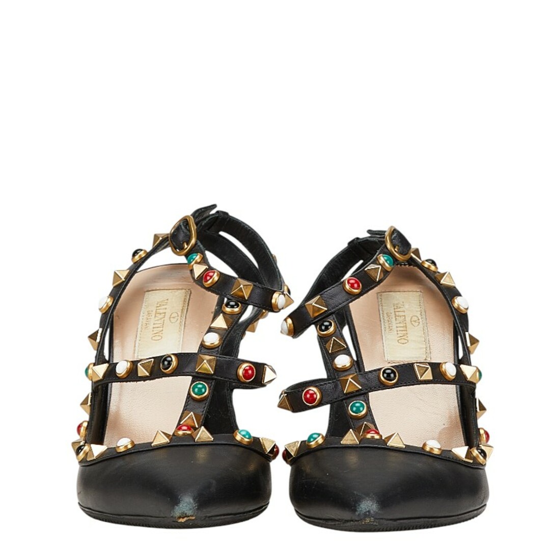 VALENTINO ヴァレンティノ ロックスタッズフラットシューズ 38 VALENTINO ヴァレンティノ ロックスタッズフラットシューズ 38