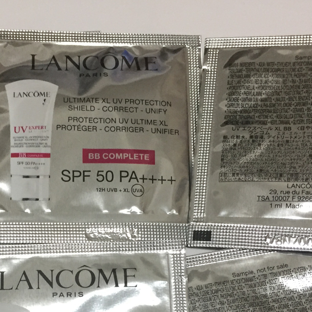 LANCOME(ランコム)のランコム BB サンプル3個 コスメ/美容のベースメイク/化粧品(BBクリーム)の商品写真