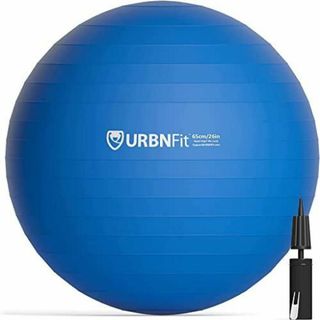 URBNFit バランスボール 65cm ブルー スポーツ エクササイズ ヨガ(トレーニング用品)