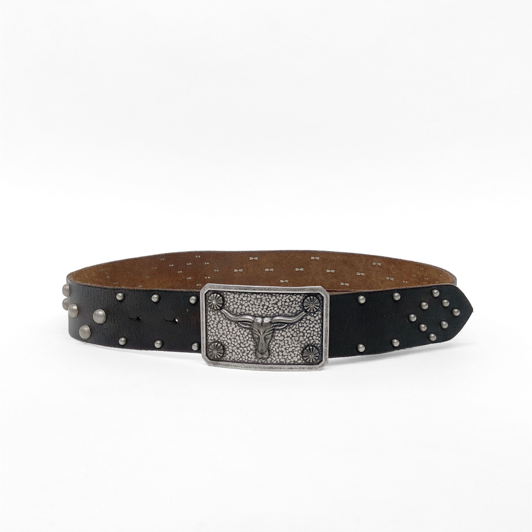 RRL - 24FW 新品 RRL スタデッド レザー ベルト ダブルアール RRL - 24FW 新品 RRL スタデッド レザー ベルト ダブルアール