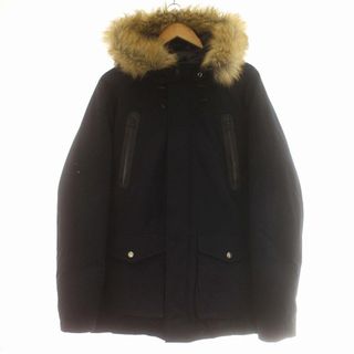 ショット(schott)のショット SCHOTT ダウンコート ジャケット フード ファー L ネイビー(ダウンジャケット)