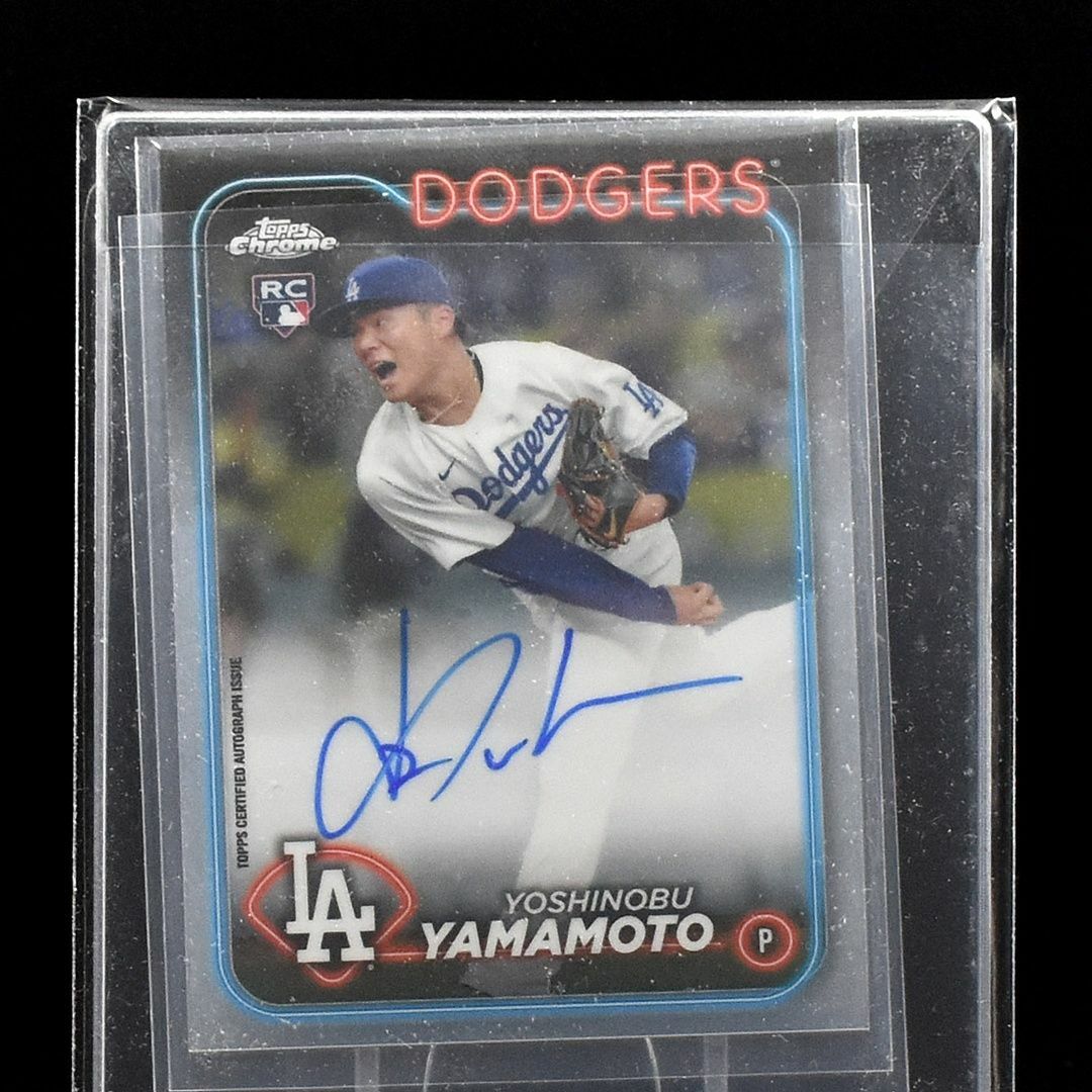 山本由伸 直筆サイン カード2024 仕上っ Topps Stadium Club 山本由伸 直筆サイン カード2024 仕上っ Topps Stadium Club