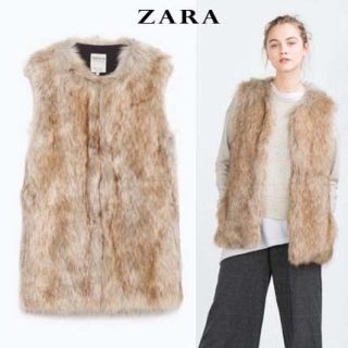 ザラ(ZARA)のmako様専用💓ZARA ファーベスト(ダウンベスト)