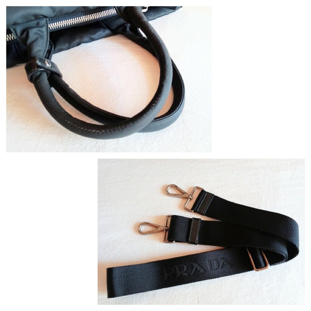 PRADA - 美品 プラダ レオパード ナイロン 2way ショルダー PRADA - 美品 プラダ レオパード ナイロン 2way ショルダー