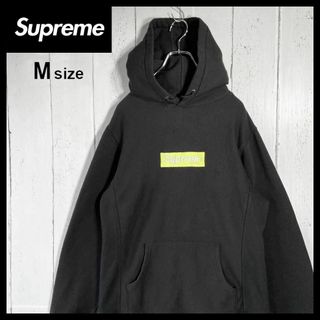 Supreme - Supreme 2017AW box logo hooded パーカー 古着 黒の Supreme - Supreme 2017AW box logo hooded パーカー 古着 黒の