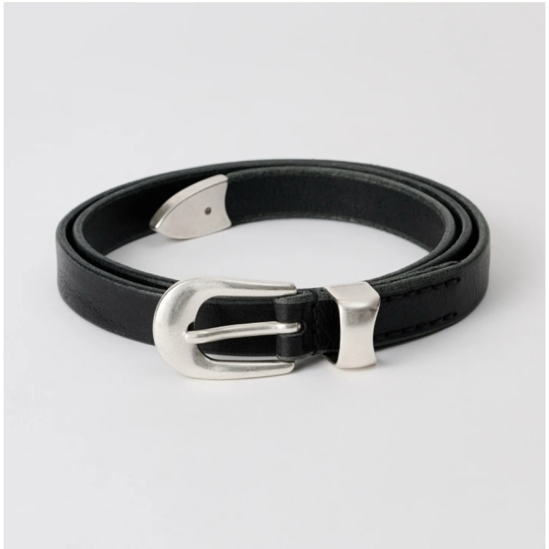 OUR LEGACY BELT 2 CM 90cm BLACK OUR LEGACY BELT 2 CM 90cm BLACK