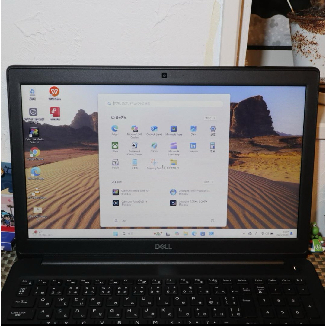 美品！Win11公式対応8世代Corei3/メ8G/SSD+HDD/無線/カメラ