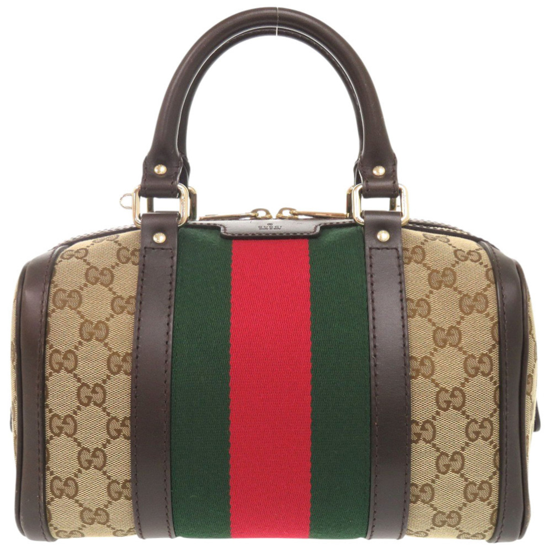 GUCCI - 美品 グッチ シェリーライン GGキャンバス 269876 ベージュ ハンドバッグ 0644【中古】GUCCI