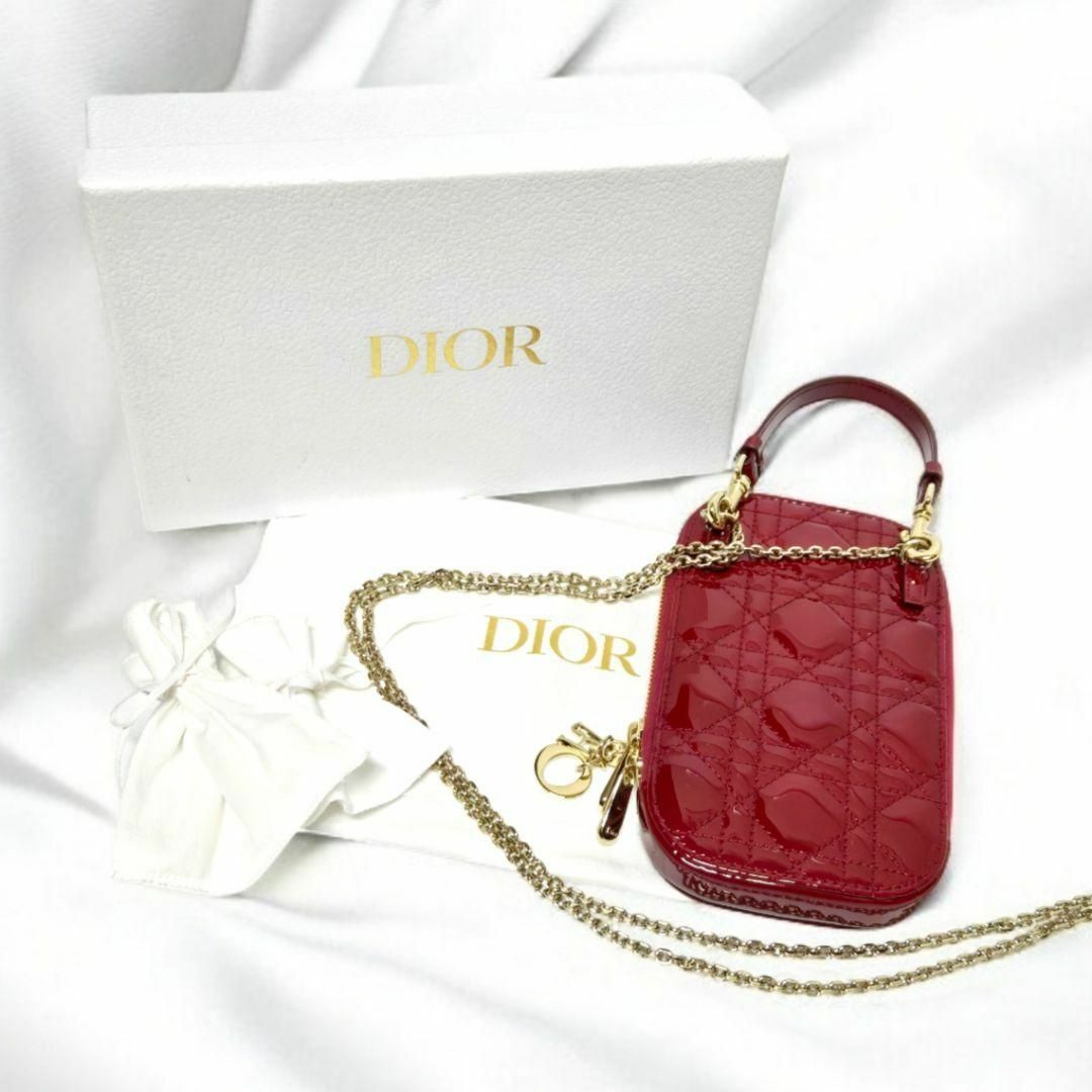 Dior - 【新品未使用】Dior フォンホルダー パテントレザー Dior - 【新品未使用】Dior フォンホルダー パテントレザー