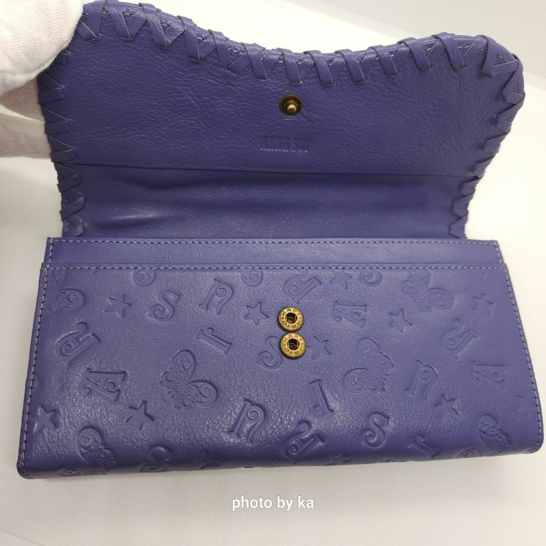 ANNA SUI - パープル アナスイ ANNA SUI 長財布 ベロニカ 新品 ANNA SUI - パープル アナスイ ANNA SUI 長財布 ベロニカ 新品