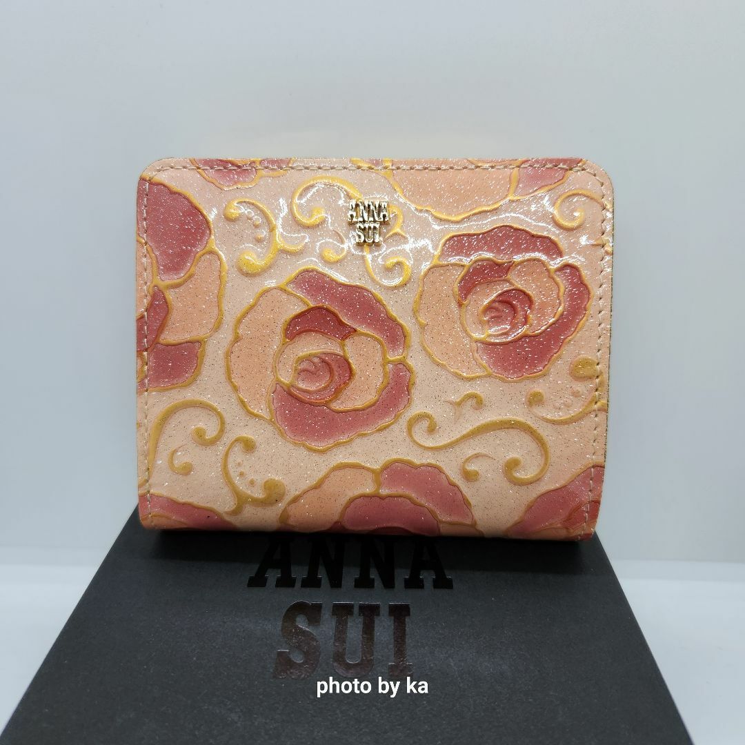 ANNA SUI - ピンク アナスイ ANNA SUI 折り 財布 マジカルローズ ANNA SUI - ピンク アナスイ ANNA SUI 折り 財布 マジカルローズ