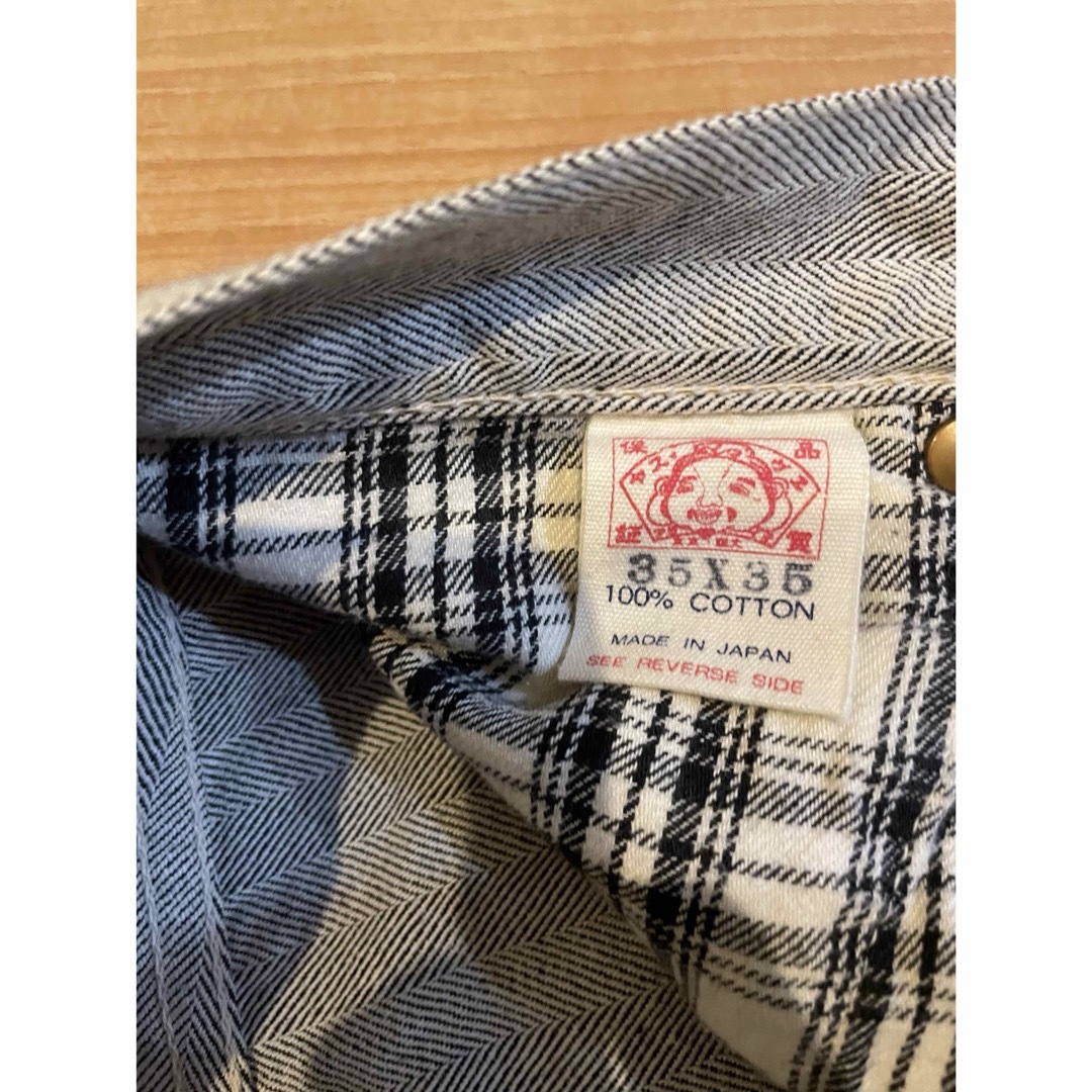 EVISU - サイズ35 2007 ストライプ 白黒 エヴィス エビスの通販 EVISU - サイズ35 2007 ストライプ 白黒 エヴィス エビスの通販