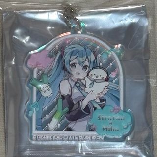 しろたん×初音ミク　トレーディングオーロラアクリルキーホルダー 初音ミク(キーホルダー)