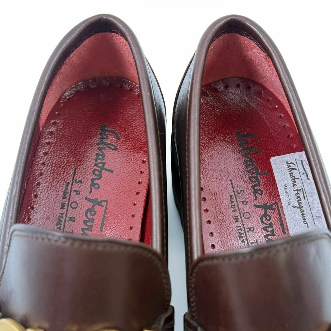 定価14.3万】新品 フェラガモ 5 厚底 ローファー チャンキー 定価14.3万】新品 フェラガモ 5 厚底 ローファー チャンキー