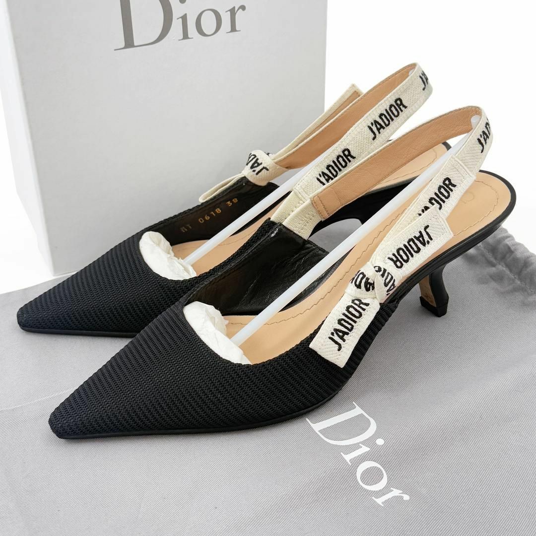 Christian Dior - 【定価15万円】美品 ディオール 黒 38 Christian Dior - 【定価15万円】美品 ディオール 黒 38