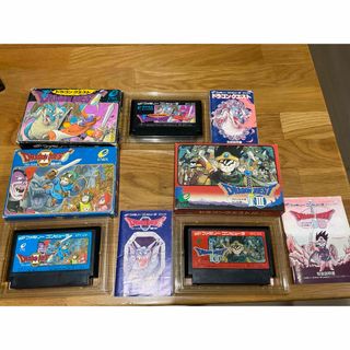 ファミリーコンピュータ(ファミリーコンピュータ)の(78C)FC計3本セット（ドラクエ1〜3[箱・説明書有]   (家庭用ゲームソフト)