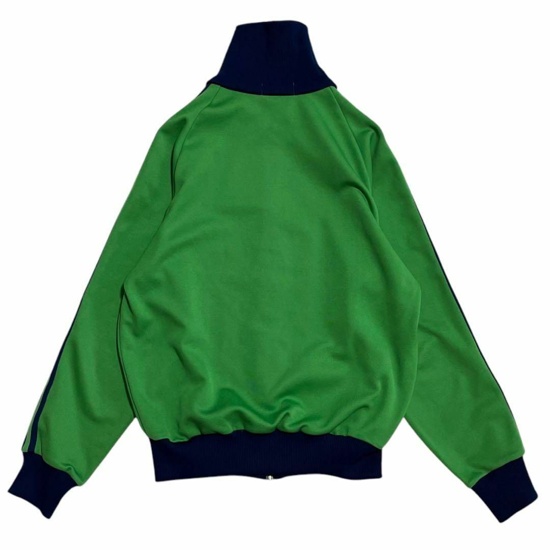 2860 adidas トラックジャケット デサント グリーン/ネイビー 3 2860 adidas トラックジャケット デサント グリーン/ネイビー 3