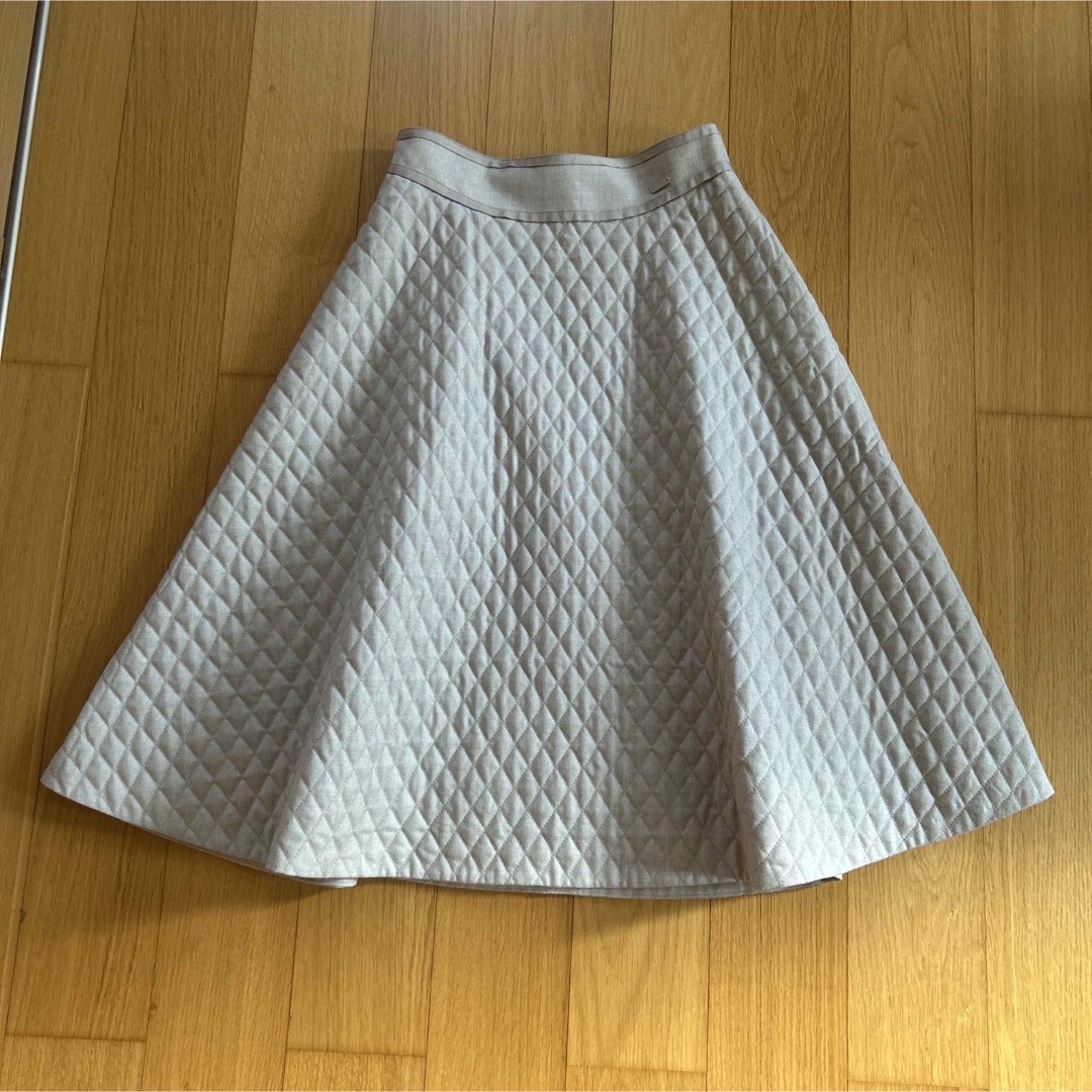 FOXY フォクシー クロス フレア スカート ロゴプレート 40 FOXY フォクシー クロス フレア スカート ロゴプレート 40