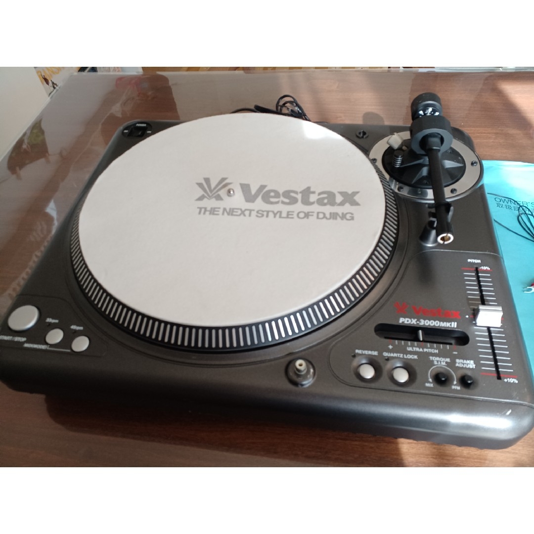 動作確認済み Vestax PDX-3000MKII ターンテーブル 動作確認済み Vestax PDX-3000MKII ターンテーブル