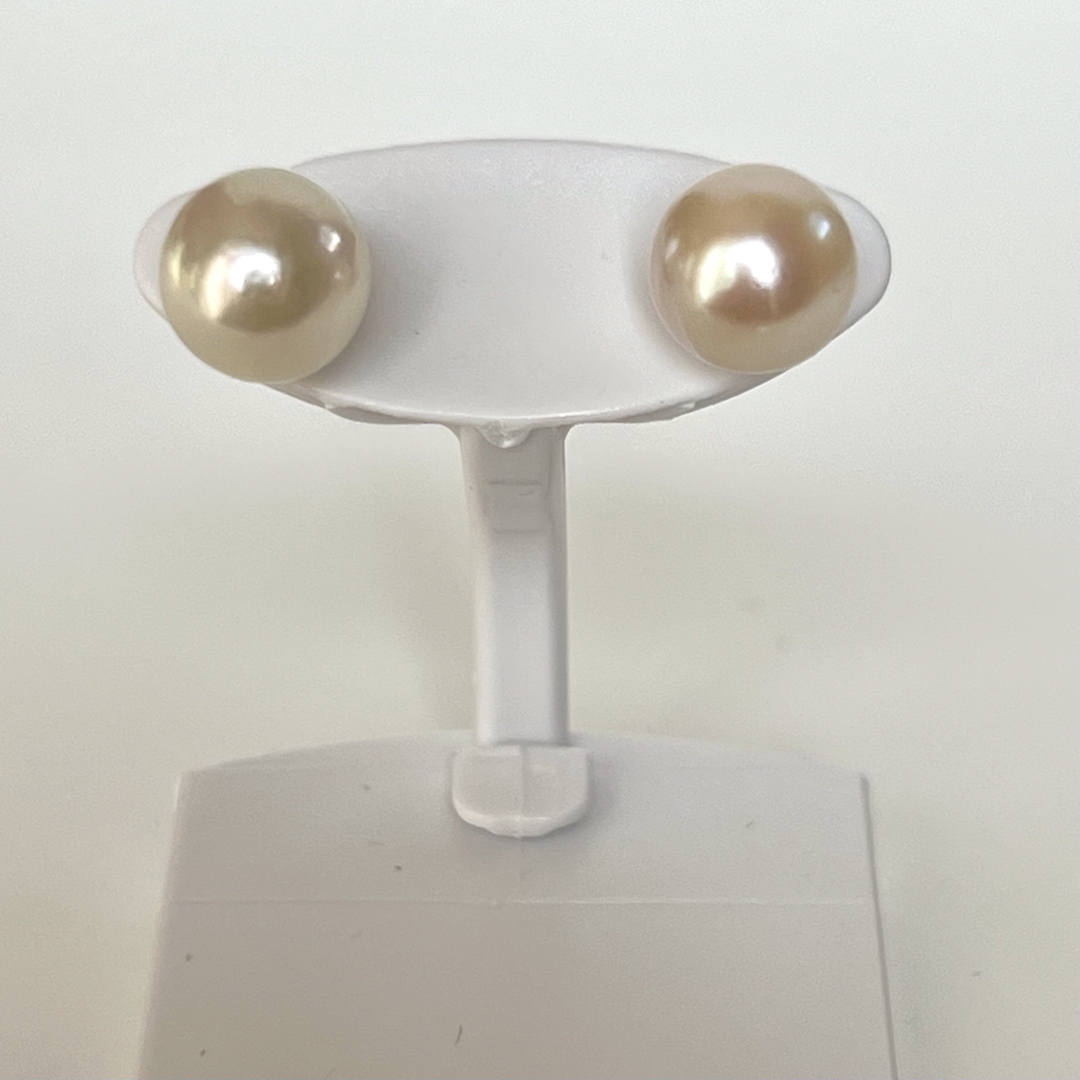 最高の品質 プラチナ900 新品 宇和島産 ピアス あこや真珠 越物7.7-7.8mm アクセサリー