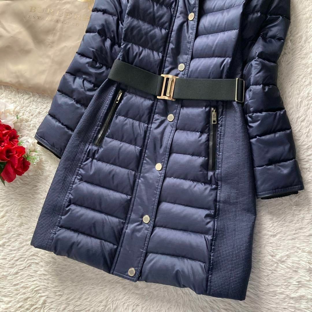 BURBERRY - 定価30万 バーバリー ロングダウンコート フォックス BURBERRY - 定価30万 バーバリー ロングダウンコート フォックス