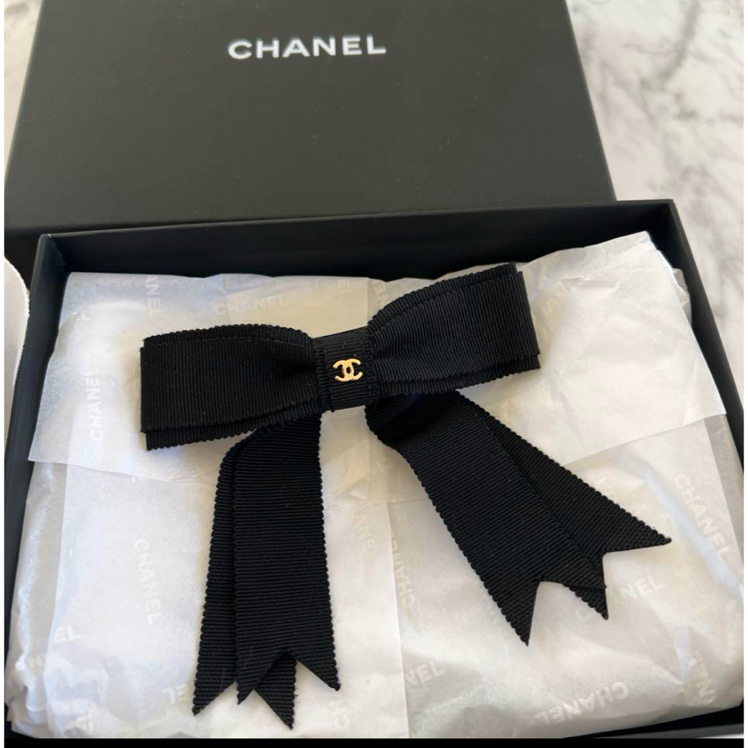 CHANEL - CHANEL リボンバレッタの通販 by AKI's shop|シャネル CHANEL - CHANEL リボンバレッタの通販 by AKI's shop|シャネル