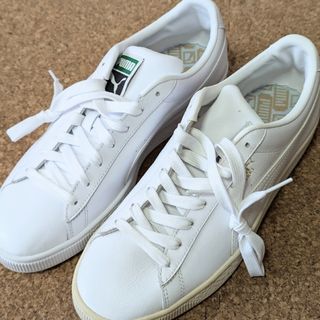 PUMA プーマ スニーカー  26cm  白 男女兼用 ユニセックス(スニーカー)