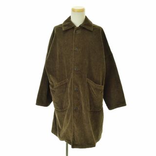 yarmo】YAR-21AW 18 Brisbane Moss HI-LO コーデュロイ ダスター yarmo】YAR-21AW 18 Brisbane Moss HI-LO コーデュロイ ダスター