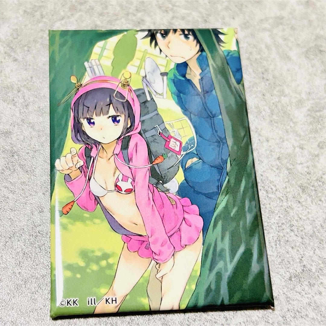 新品とある 烏丸府蘭 上条当麻 スクエア缶バッジ エンタメ/ホビーのアニメグッズ(バッジ/ピンバッジ)の商品写真