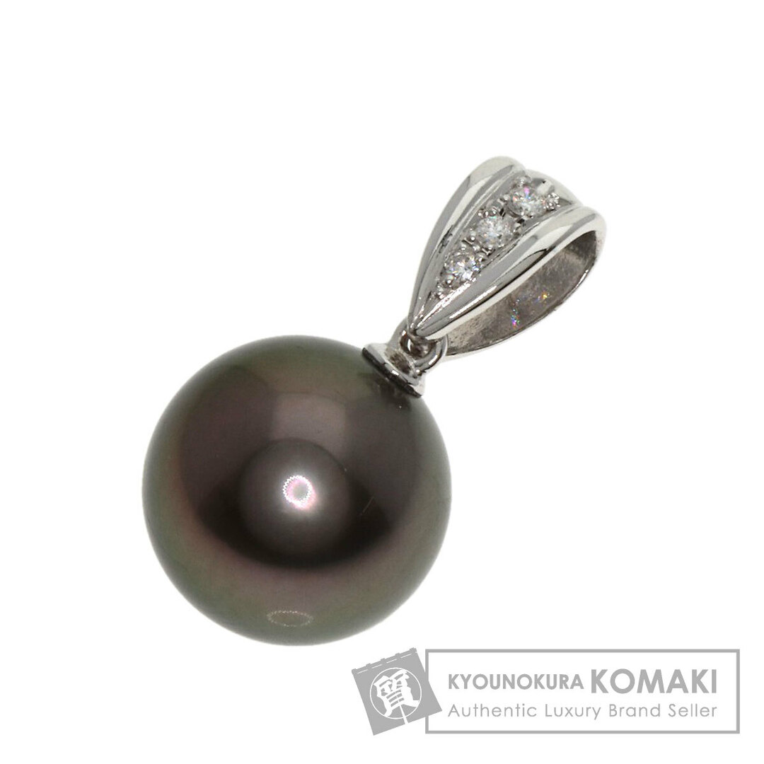 TASAKI 黒蝶パール 真珠 ペンダントトップ K18WG レディース TASAKI 黒蝶パール 真珠 ペンダントトップ K18WG レディース