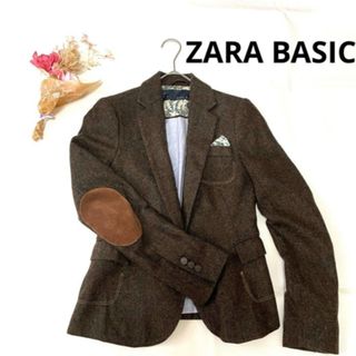 ZARA(テーラードジャケット ・ ブラウン/茶色系)のフリマ ZARA(テーラードジャケット ・ ブラウン/茶色系)のフリマ