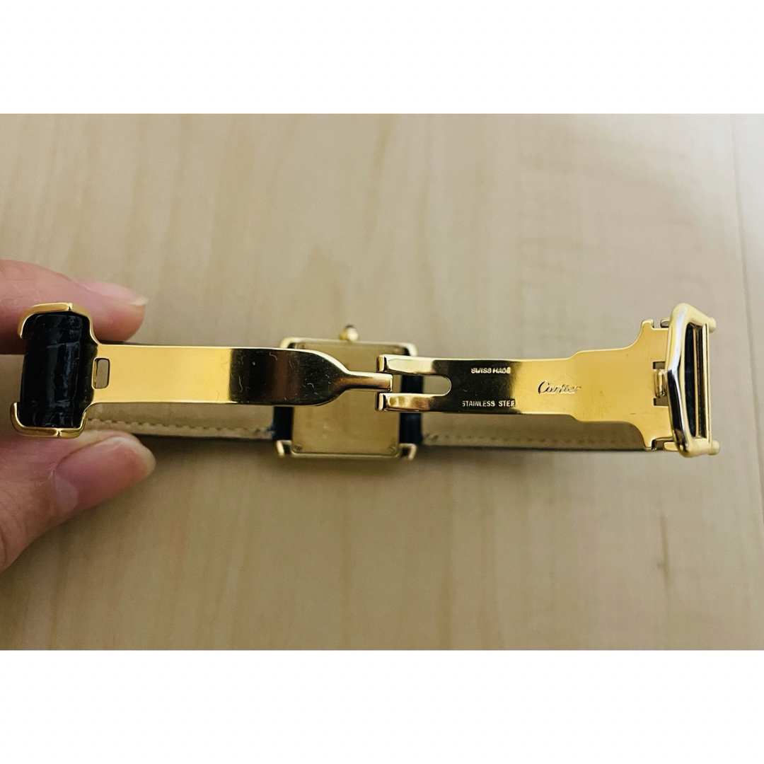 Cartier - 【美品】カルティエ タンクフランセーズ SM ゴールド Cartier - 【美品】カルティエ タンクフランセーズ SM ゴールド