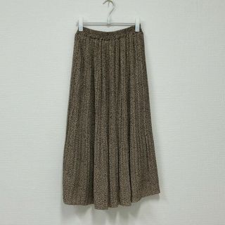 【SPRAY PREMIUM】スプレイプレミアム　プリーツスカート　レオパード　ヒョウ柄　レディース(その他)