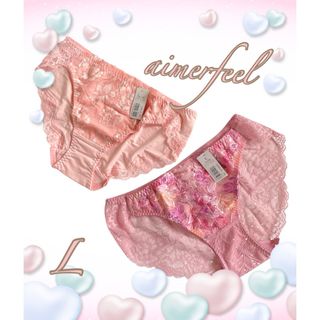 aimer feel - エメフィール❤️ショーツ　パンティ　花柄レース　ピンク　完売品