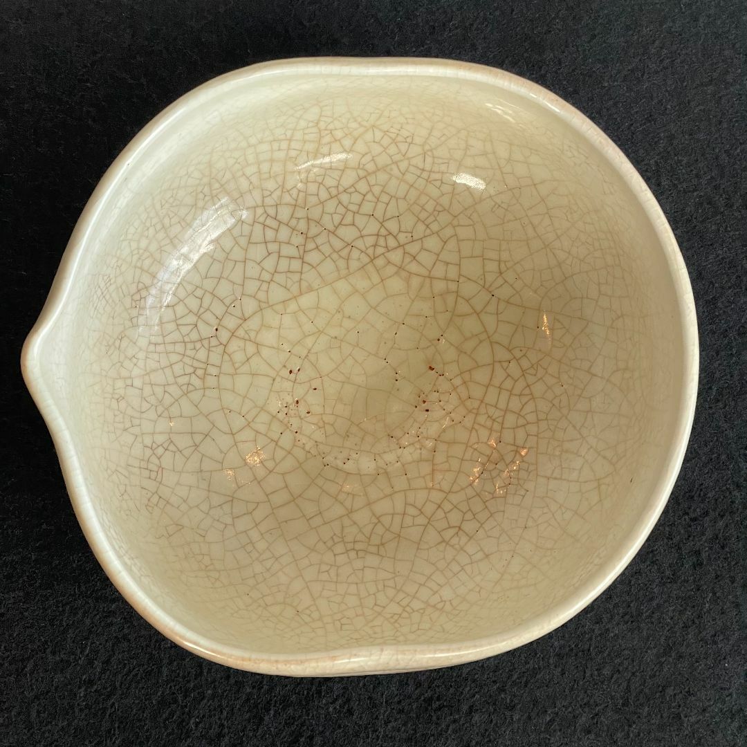 京焼 清水焼 燦光窯 井川和夫 菓子器 大鉢 片口 金彩 骨董