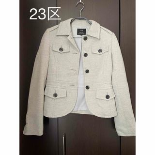 23区 - J488☆新品同様 未使用に近い極美品 23区ジャケット38黒 23区 - J488☆新品同様 未使用に近い極美品 23区ジャケット38黒