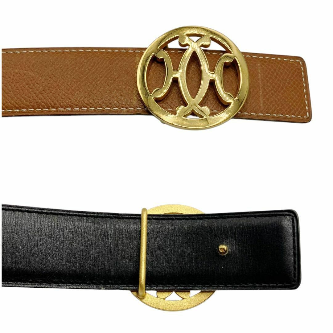 ⭐️美品⭐️ エルメス リフトH レザー ベルト 65 ブラウン ブラック ⭐️美品⭐️ エルメス リフトH レザー ベルト 65 ブラウン ブラック