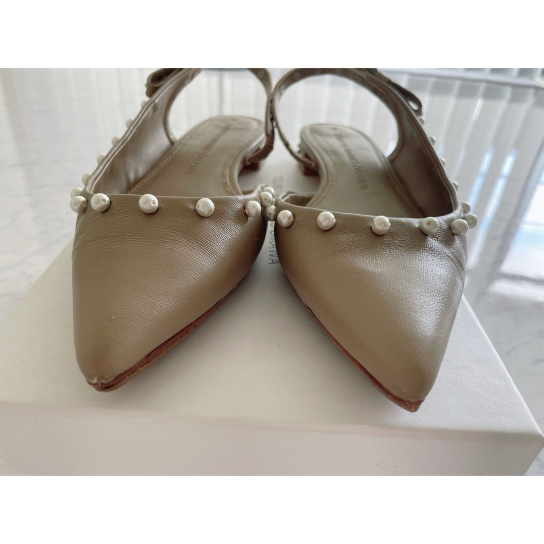 美品】ツルバイマリコオイカワ ananya パンプス フラット 美品】ツルバイマリコオイカワ ananya パンプス フラット