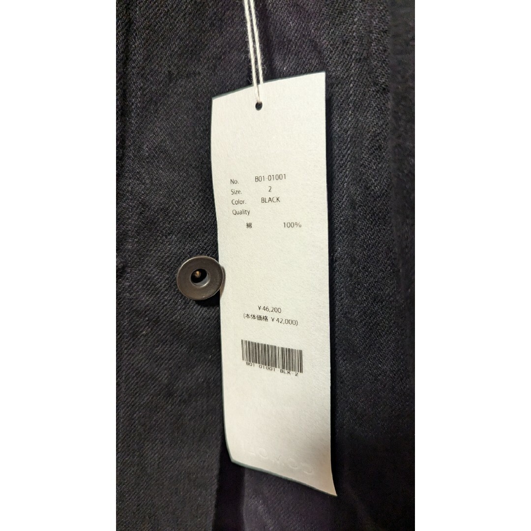 COMOLI デニムジャケット Size2 BLACK 25ss COMOLI デニムジャケット Size2 BLACK 25ss