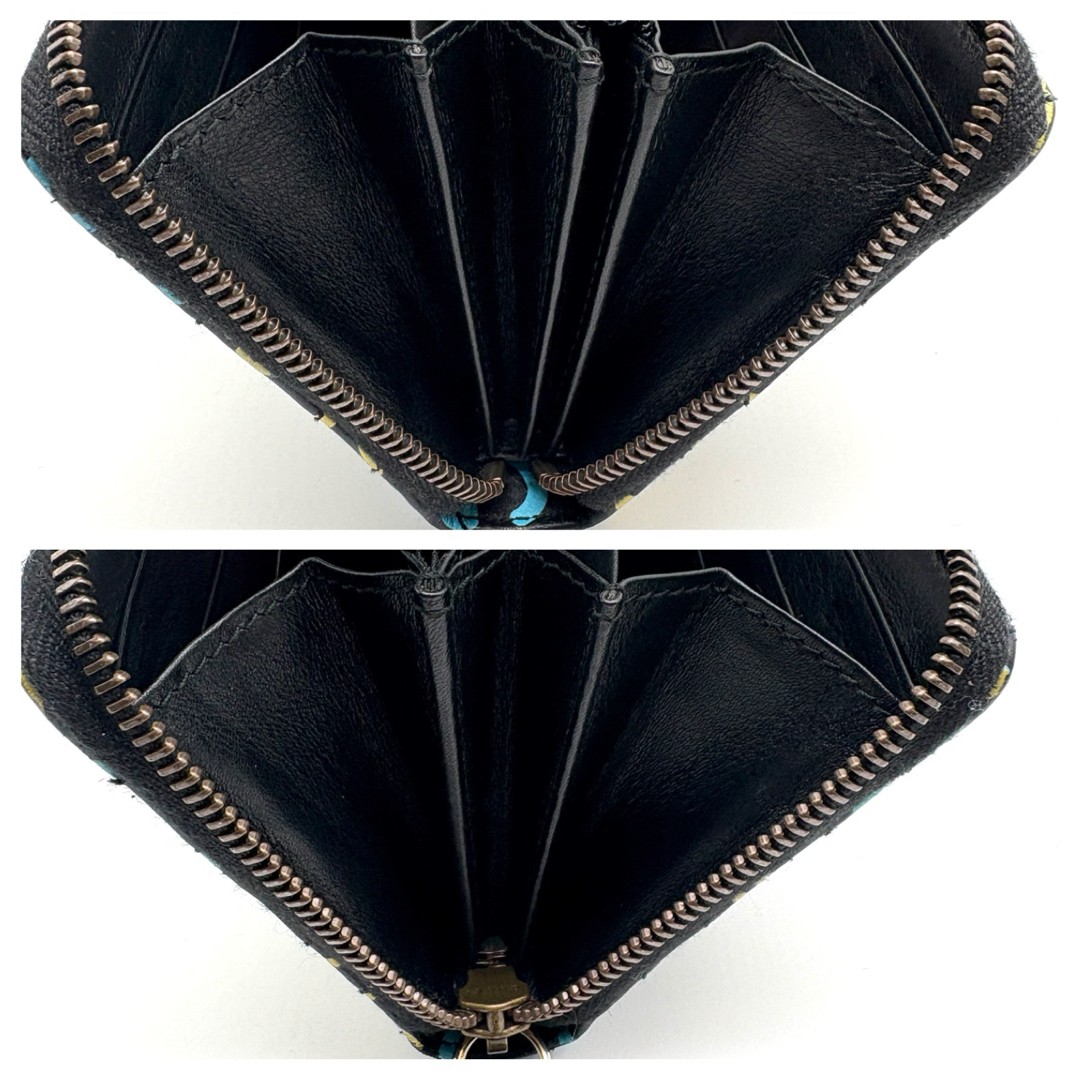 極美品】 グッチ ゴースト 長財布 ラウンドファスナー 448087 極美品】 グッチ ゴースト 長財布 ラウンドファスナー 448087