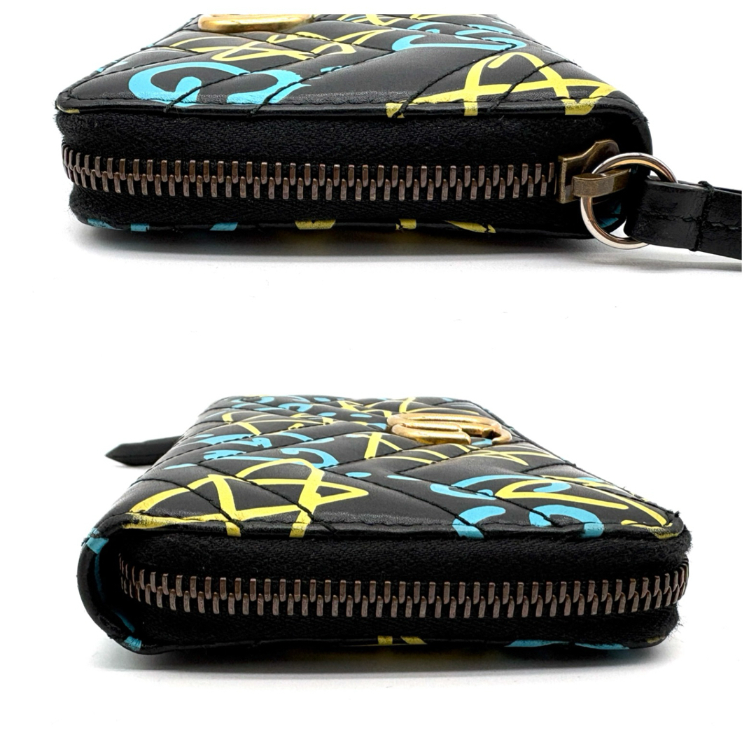 極美品】 グッチ ゴースト 長財布 ラウンドファスナー 448087 極美品】 グッチ ゴースト 長財布 ラウンドファスナー 448087