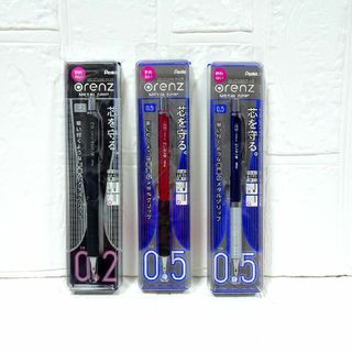 ペンテル(ぺんてる)の新品☆オレンズ メタルグリップ・3本セット(ペン/マーカー)