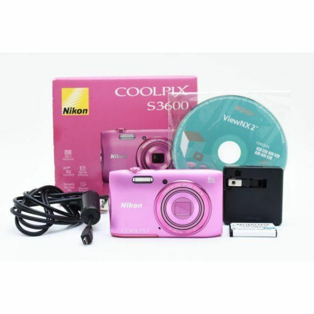 Amazon | Nikon デジタルカメラ COOLPIX S3600 8倍ズーム 2005万 Amazon | Nikon デジタルカメラ COOLPIX S3600 8倍ズーム 2005万