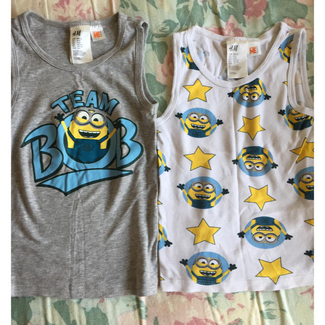 H&M(エイチアンドエム)のタンクトップ キッズ/ベビー/マタニティのキッズ服男の子用(90cm~)(Tシャツ/カットソー)の商品写真