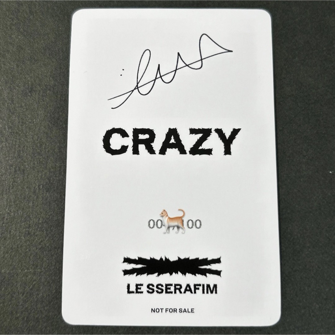 Le Sserafim ルセラ もしもしカード 直筆サイン ウンチェ トレカ Le Sserafim ルセラ もしもしカード 直筆サイン ウンチェ トレカ
