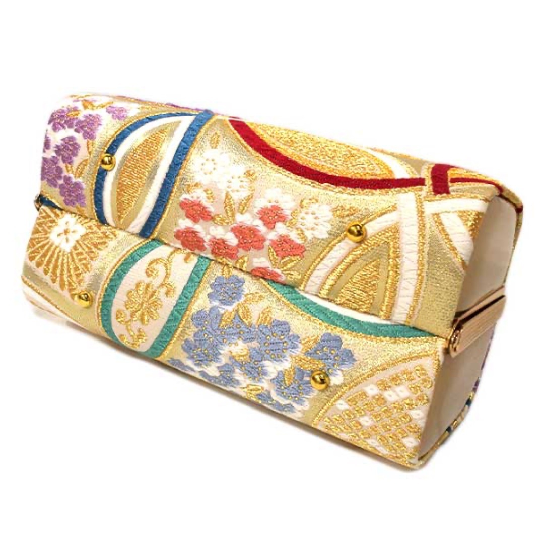 6564 振袖用 草履 バッグセット 正絹 西陣織 帯地 最高級 新品 6564 振袖用 草履 バッグセット 正絹 西陣織 帯地 最高級 新品