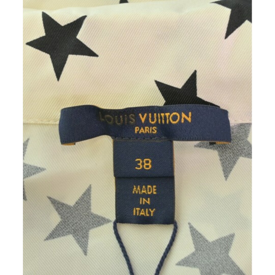 LOUIS VUITTON - LOUIS VUITTON カジュアルシャツ 38(S位) 白x黒 LOUIS VUITTON - LOUIS VUITTON カジュアルシャツ 38(S位) 白x黒